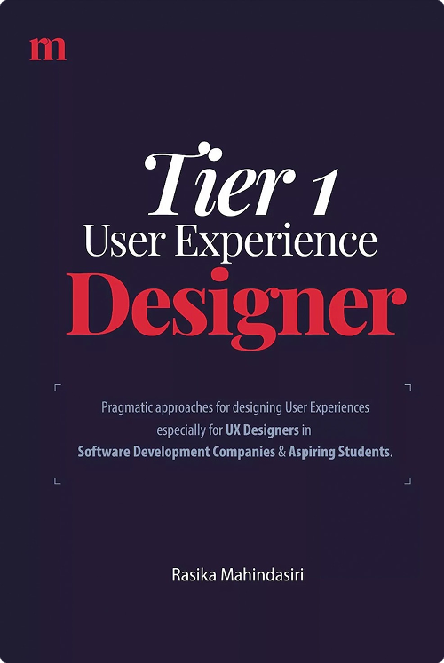 Tier 1 UX Designer book cover
